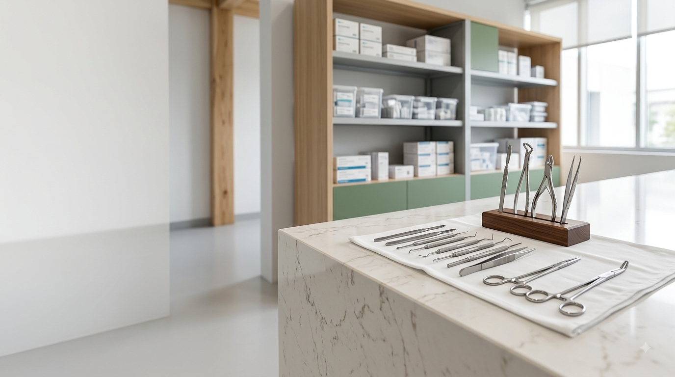 Operación e instrumental médico-odontológico de Inversiones Amalgadent